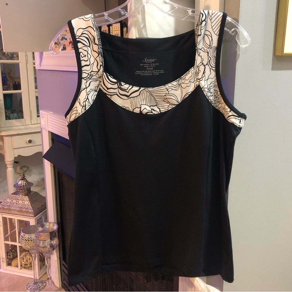 Soma Intimates Women’s Athletic Lounge Blouse Shirt Top